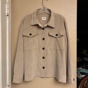Ci Sono Beige Corduroy Jacket